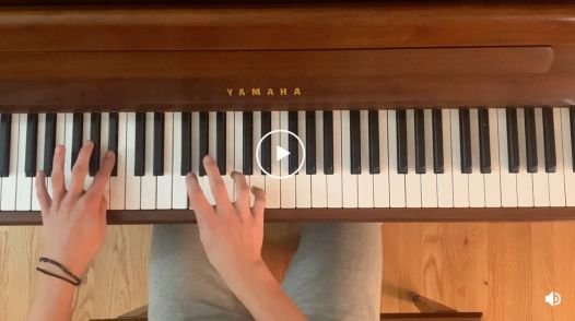 Playing piano blues